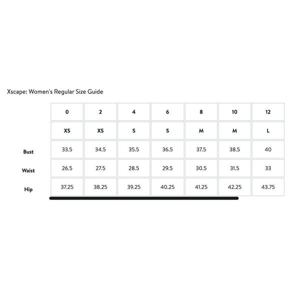 $198 Xscape Evenings Floral One-Shoulder Chiffon Gown Size 12 New - Picture 4 of 7